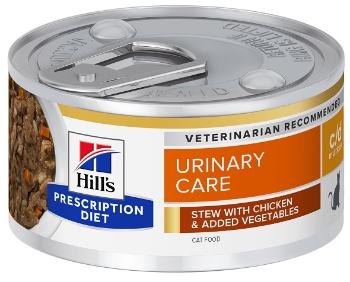 HILLS PD Feline Stew c/d Multicare s kuraťom a zeleninou, konzerva pre mačky 82g