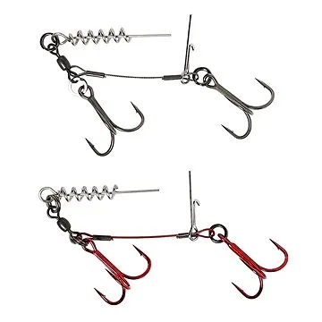 Savage Gear Carbon49 Corkscrew Stinger 2× Veľkosť 1 23kg 2ks (5706301617613)