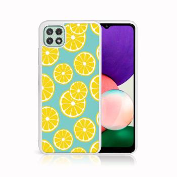 MY ART Silikónový obal Samsung Galaxy A22 5G LEMON (121)