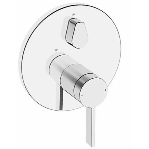 Hansa Loft sprchová a vaňová batéria bez podomietkového telesa chróm 87723003