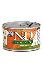 N&D DOG PUMPKIN Adult Duck & Pumpkin Mini 140g 1 + 1 Zadarmo