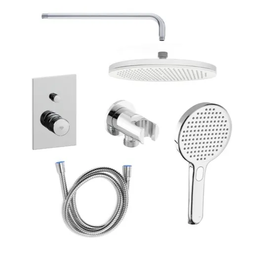 Sprchový systém SAT Evolution vrátane podomietkového telesa chróm SATBSETEVO1