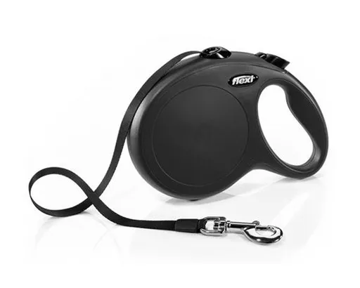 Vodítko Flexi Classic NEW L páska 8 m čierne 50 kg