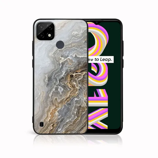 MY ART Ochranný obal Realme C21 -BEIGE (151)