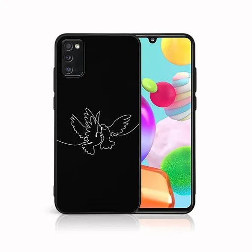 MY ART Ochranný obal pre Samsung Galaxy A41 WHITE DOVE (195)
