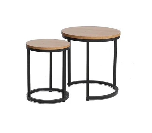 Signal Konferenčný stolík HOLA | čierna, dub