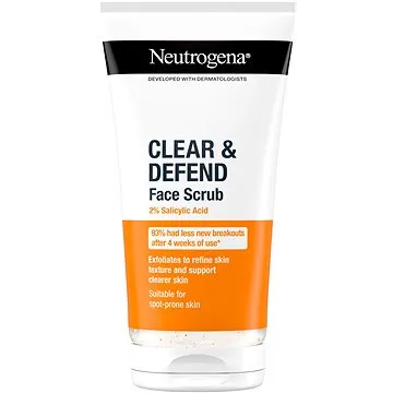NEUTROGENA Clear & Defend Proofing Smoothing Scrub 150 ml (3574661332505)