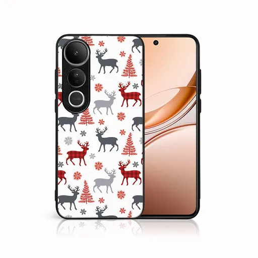 MY ART Kryt s vianočným dizajnom Vivo V50 Lite DEER (068)