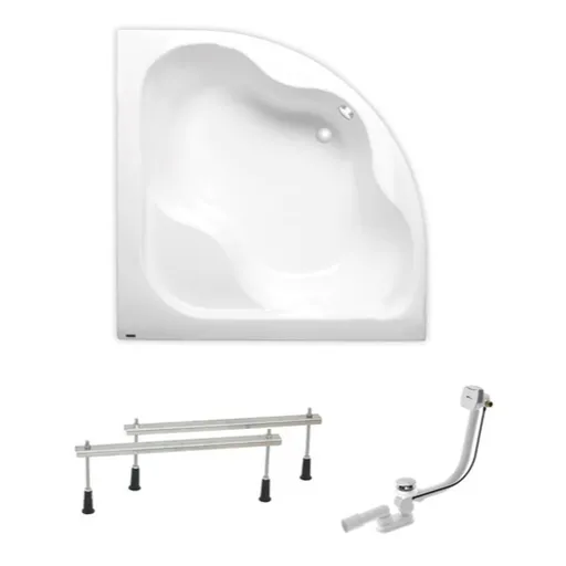 Rohová vaňa Laguna Syntia Plus 150x150 cm akrylát ľavá aj pravá SIKOSY1500APN