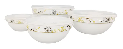 MAKRO - Miska s poklopom 4ks