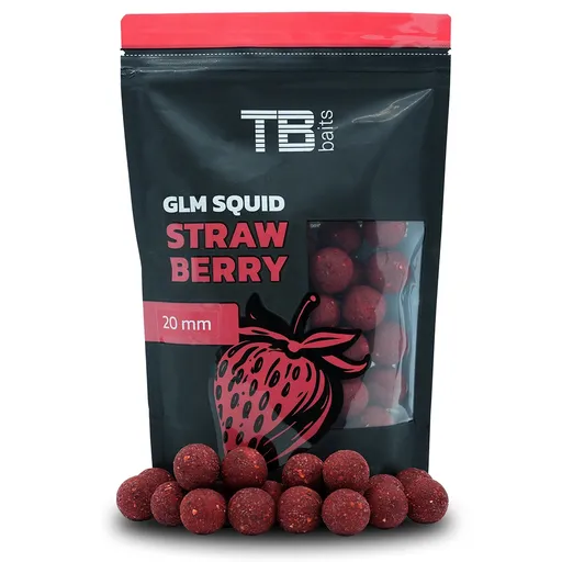 Tb baits boilie glm squid strawberry-1 kg 16 mm
