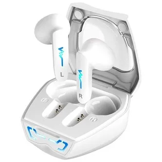 Genius HS-M920BT 31710024400, mikrofon, přepínání skladeb, bílá, 2.0, s nabíjecí krabičkou, sportovní typ USB-C