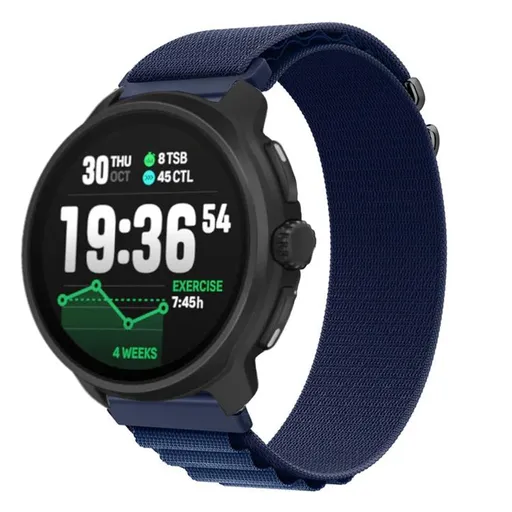 NYLON Vymeniteľný remienok pre Suunto Race 2 tmavomodrý
