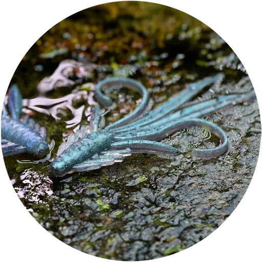 Redbass gumová nástraha nymfa fry - s 53 mm