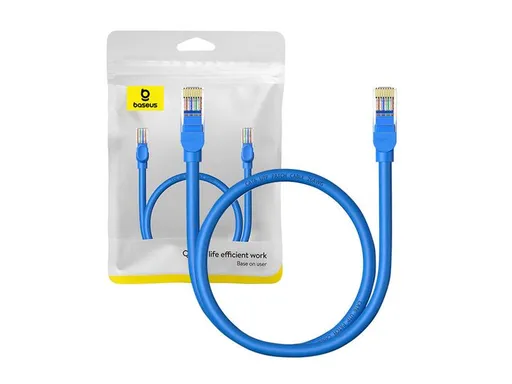Kábel UTP RJ45/RJ45 Cat6 0,5m BASEUS Blue