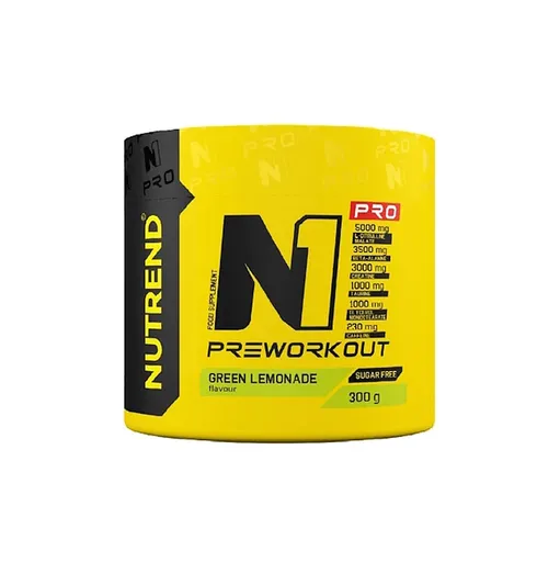 NUTREND N1 Pre koncentrovaný preworkout zelená malinovka 300 g