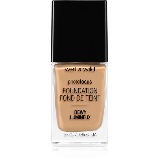 Wet n Wild PhotoFocus ľahký hydratačný make-up pre rozjasnenie pleti odtieň Golden Beige 28 ml