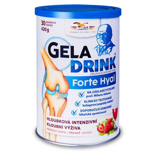 GELADRINK Forte Hyal nápoj jahoda 420 g