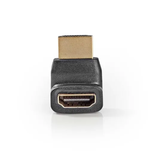 Nedis CVGB34902BK - HDMI™ Adaptér Uhlový 270 ° | HDMI Konektor - HDMI Zásuvka | Čierna farba