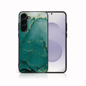 MY ART Ochranný kryt pre Samsung Galaxy S25 Plus 5G GREEN MARBLE (145)