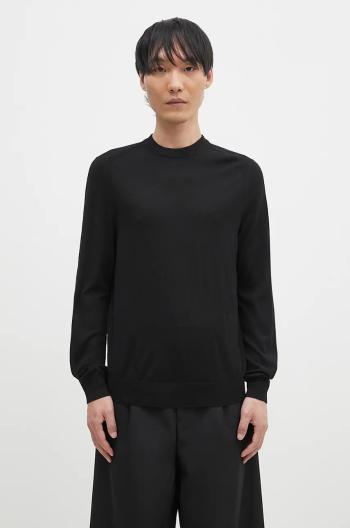 Vlnený sveter Paul Smith pánsky, čierna farba, tenký, M1R-562X-M02093