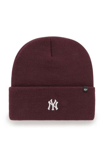 Čiapka 47 brand Mlb New York Yankees bordová farba, B-BRNCK17ACE-KM