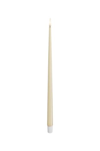 Súprava led sviečok Deluxe Homeart 2,2 x 28 cm 2-pak béžová farba