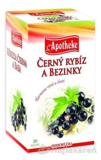 APOTHEKE PREMIER SELECTION ČAJ RÍBEZĽA ČIER.A BAZA, 20x2 g