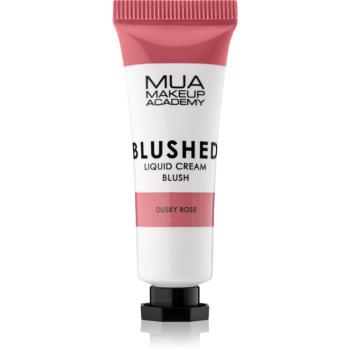 MUA Makeup Academy Blushed Liquid Blusher tekutá lícenka odtieň Dusky Rose 10 ml