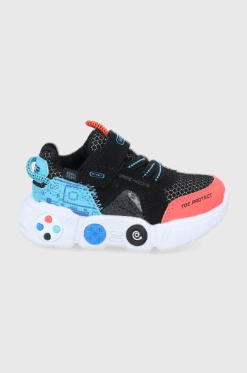 Detské topánky Skechers čierna farba