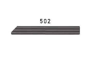 Soklová lišta lékořice 9556 502, 78x10x4500/6000 mm, TWINSON 10 × 78 × 4500 mm