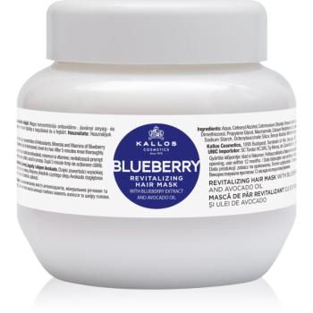 Kallos KJMN Professional Blueberry revitalizačná maska pre suché, poškodené, chemicky ošetrené vlasy 275 ml