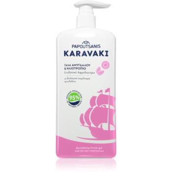 PAPOUTSANIS Karavaki Almond Milk & Sunflower sprchový gél 750 ml