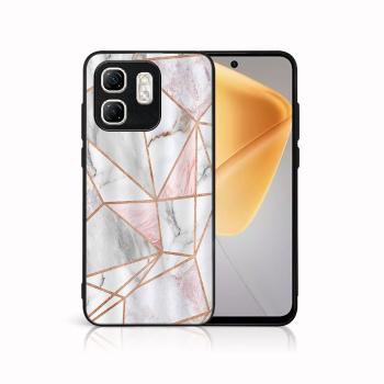 MY ART Ochranný kryt pre Infinix Hot 50i PINK MARBLE (143)