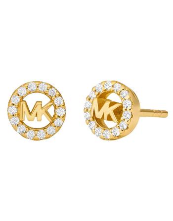Michael Kors Módne pozlátené náušnice kôstky so zirkónmi MKC1727CZ710