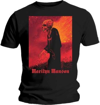 Marilyn Manson Tričko Mad Monk Unisex Black M