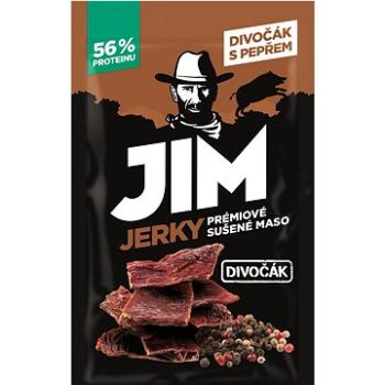 JIM JERKY diviak s korením 23 g (8595229923060)