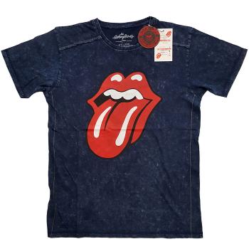 The Rolling Stones tričko Classic Tongue Modrá XL