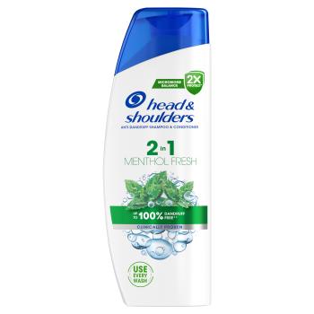 HEAD & SHOULDERS Mentol Fresh 2v1, Šampón s kondicionérom proti lupinám 330 ml