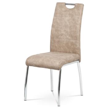 Jedálenská stolička Autronic 43x98 cm béžová látka HC-486 CRM3
