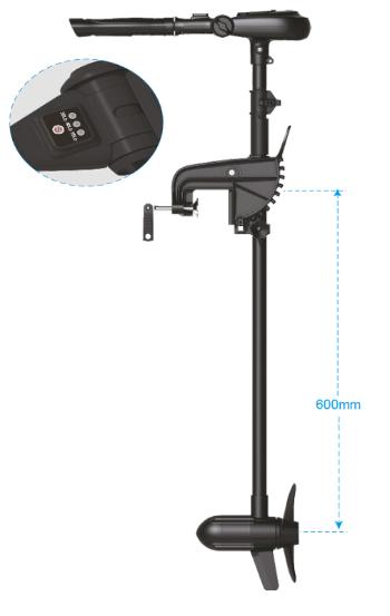 Haswing elektromotor protruar 55 lb