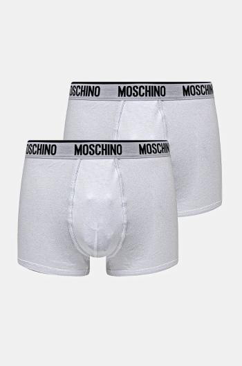 Boxerky Moschino Underwear 2-pak pánske, biela farba, 13974402