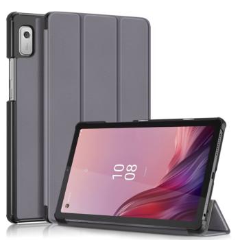 LEATHER Zaklápací obal pre Lenovo Tab M9 šedý