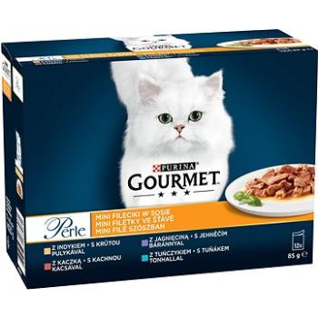 Gourmet Perle multipack minifiletky v šťave – mix. výber 12 × 85 g (7613038186061)