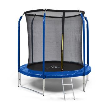 KLARFIT Jumpstarter, trampolína, 2,5 m Ø, sieť 120 kg max., 195 cm Ø skákacia plocha