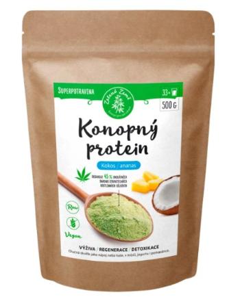 ZELENÁ ZEMĚ Konopný proteín kokos s ananásom 500 g