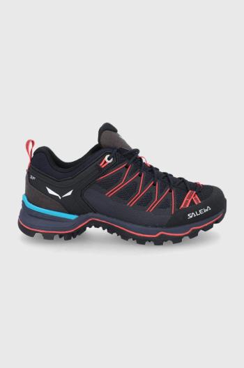 Topánky Salewa Mtn Trainer Lite dámske, tmavomodrá farba, jemne zateplené, 00-0000061364