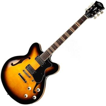 Höfner HCT-VTH Sunburst Semiakustická gitara