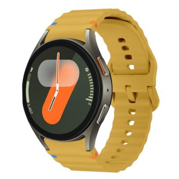 WAVE Silikónový remienok pre Samsung Galaxy Watch 7 (40mm / 44mm) žltooranžový