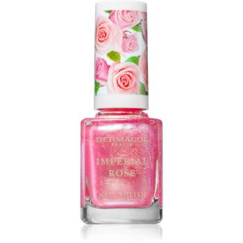 Dermacol Imperial Rose lak na nechty trblietavý odtieň 02 11 ml